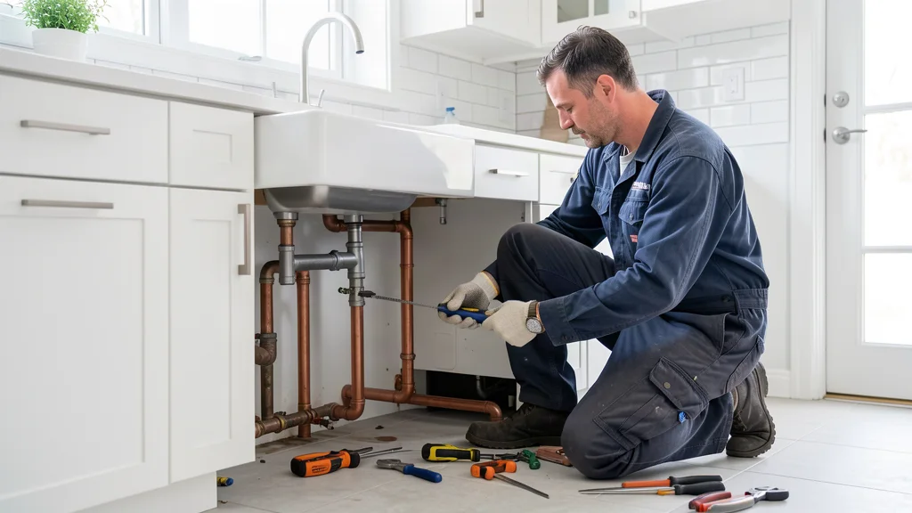 Water heater installation completed